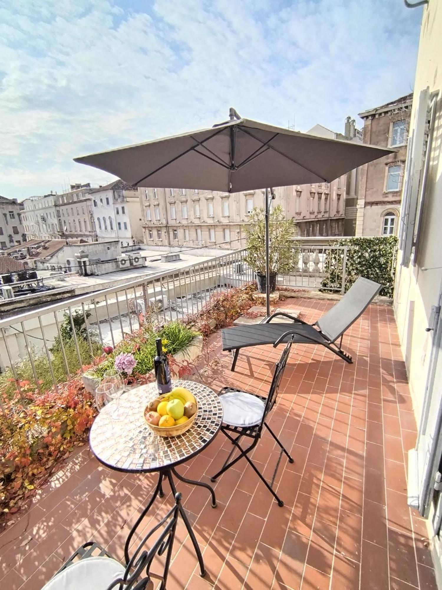 스플리트 Sunny Terrace 아파트 외부 사진